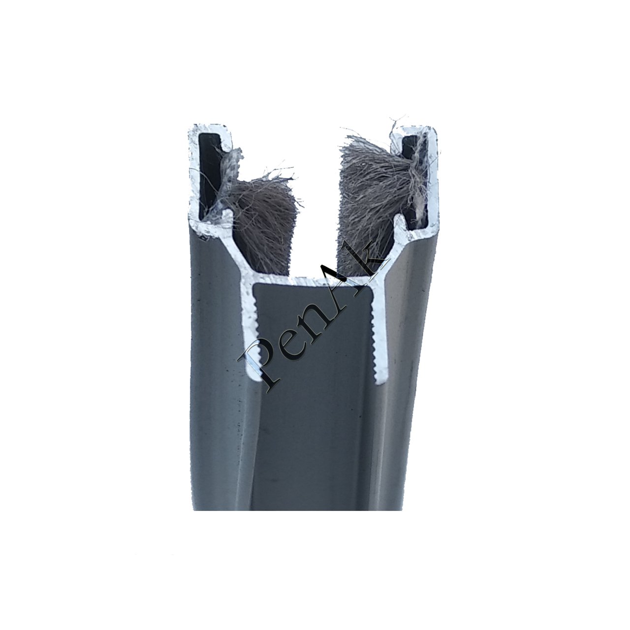 Cam Balkon 8 mm Alüminyum Büyük H Fitil