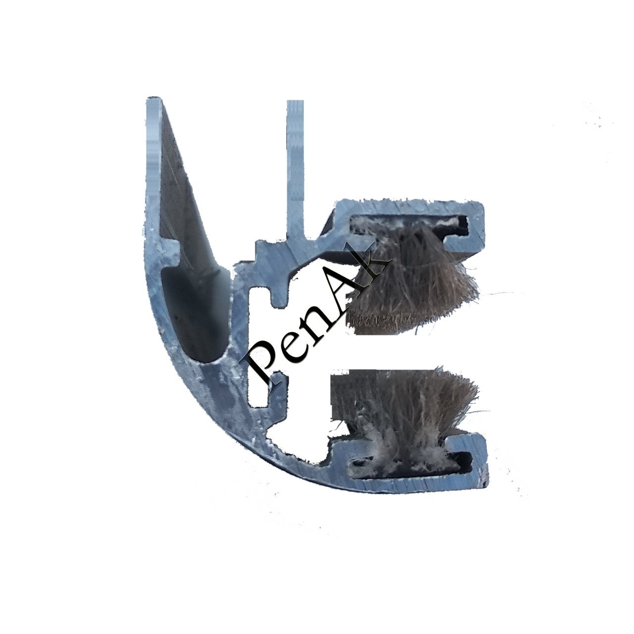 Cam Balkon 8 mm Alüminyum 90° (Köşe) Fitil