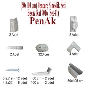 PENCERE SİNEKLİK SETİ