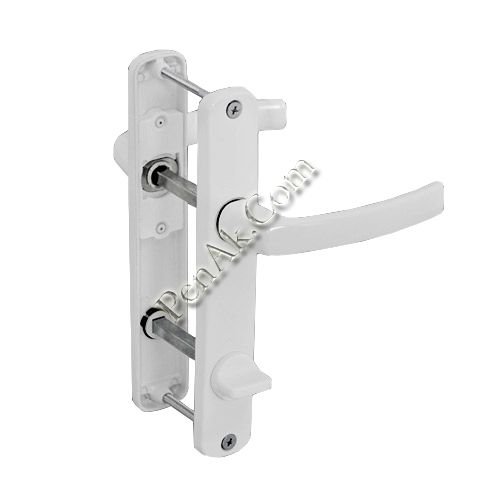 Alüminyum WC Kapı Kolu Elit Yaylı 35/85 Eksen (TOPTAN)