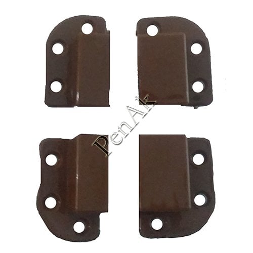 Sineklik Bağlama Pabuçu 4 lü 17x25 Açık Meşe