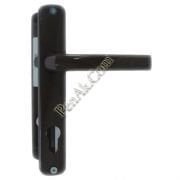 Alüminyum Barelli Kapı Kolu Elit Yaylı 35/85 Eksen Siyah Ral 9005